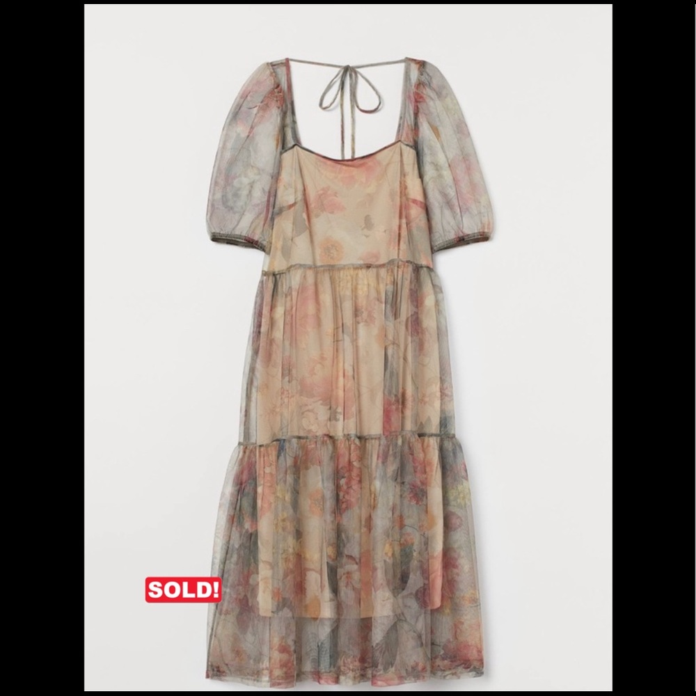 ‼️SOLD‼️H&M Floral Dress Size Medium